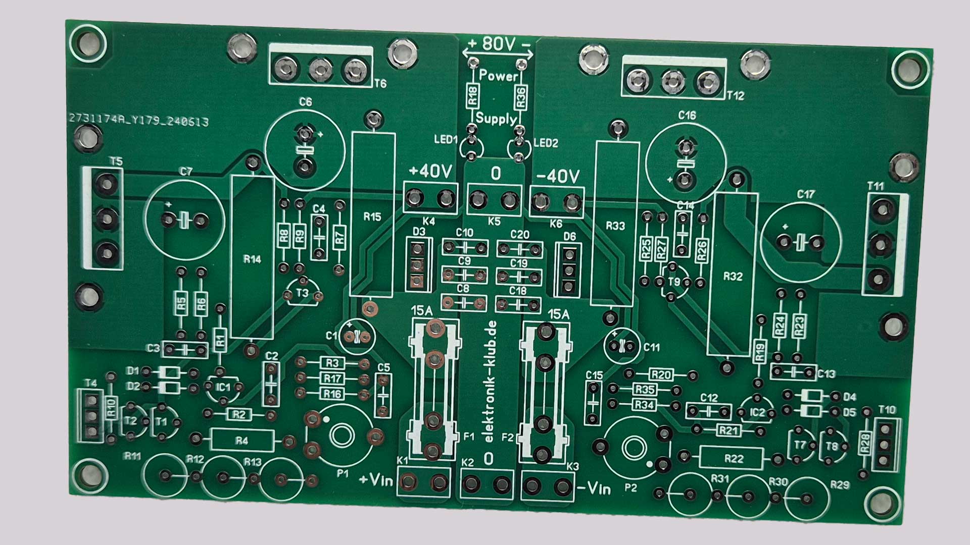 PCB pentru stabilizator de tensiune 2 buc