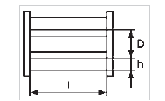 Schema electrică pentru Inductia unei bobinei cu mai multe straturi